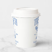 バチェロレッテレトロカクテルブルーカスタム 紙コップ (左)