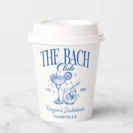 バチェロレッテレトロカクテルブルーカスタム 紙コップ