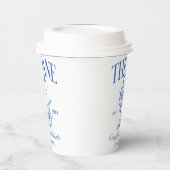 バチェロレッテレトロカクテルブルーカスタム 紙コップ (左)