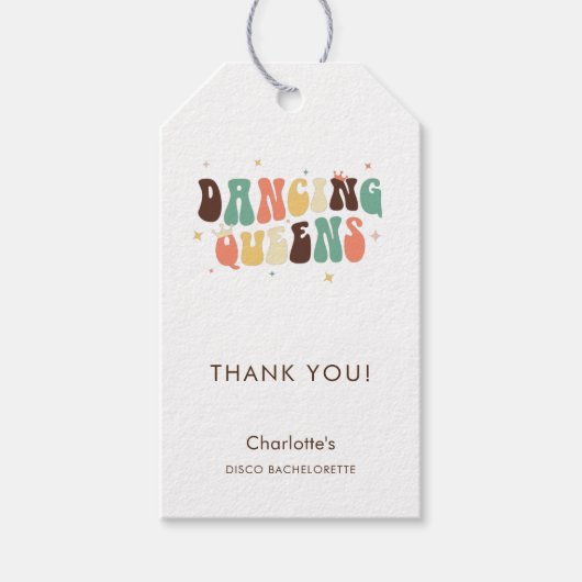 バチェロレッテレトロディスコカスタム ギフトタグ (正面)