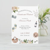 バチェロレッテワイナリー週末招待状 招待状 (スタンド正面)