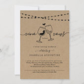 バチェロレッテワインテイスティングウィークエンド旅程インビタ 招待状 (正面)