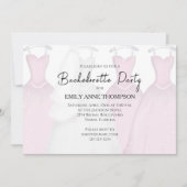 バチェロレッテヴィンテージウェディングガウンQRコード 招待状 (正面)