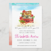 バチェロレッテ先旅行パーティの招待状 (正面/裏面)