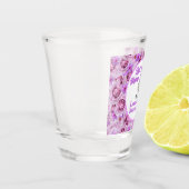 バチェロレッテ又はブライダルシャワーゴルフラベンダー ショットグラス (左)