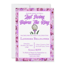 バチェロレッテ又はブライダルシャワーゴルフラベンダー