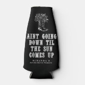 バチェロレッテ国女性のカーボーイことわざ ボトルクーラー (正面)