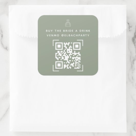 バチェロレッテ基金 |買お酒を飲む スクエアシール (バッグ)