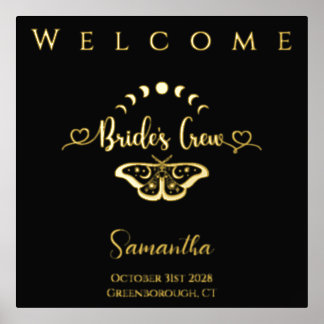 バチェロレッテ天実在線金ゴールド 箔ポスター