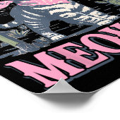 バチェロレッテ女性のカーボーイのMeowied Cat Bri ポスター (角)