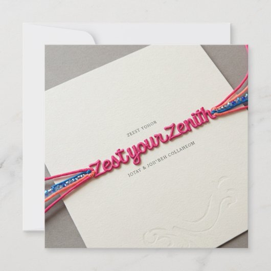 バチェロレッテ招待状 (正面)