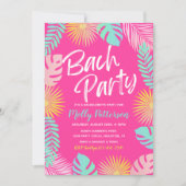 バチェロレッテ招待状 |バチェロレッテプール 招待状 (正面)