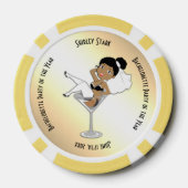 バチェロレッテ招待状 ポーカーチップ (裏面)