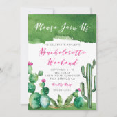 バチェロレッテ招待状 – 手のひら春 招待状 (正面)