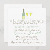 バチェロレッテ招待状 招待状 (正面/裏面)