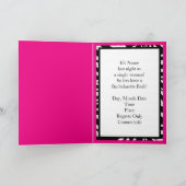 バチェロレッテ招待状 招待状 (内部)