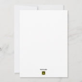 バチェロレッテ招待状 招待状 (裏面)