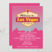 バチェロレッテ招待状 招待状 (正面/裏面)