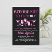 バチェロレッテ招待状 招待状 (スタンド正面)