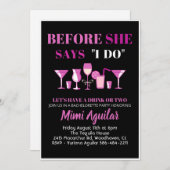 バチェロレッテ招待状 招待状 (正面/裏面)