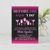 バチェロレッテ招待状 招待状 (スタンド正面)