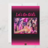 バチェロレッテ招待状 招待状 (裏面)