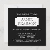 バチェロレッテ招待状 招待状 (裏面)