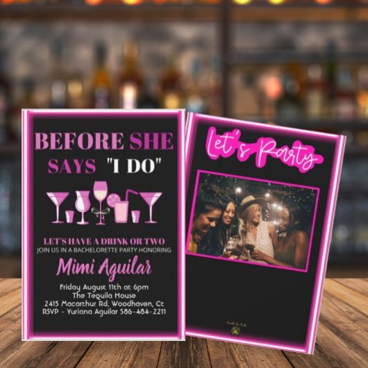 バチェロレッテ招待状 招待状