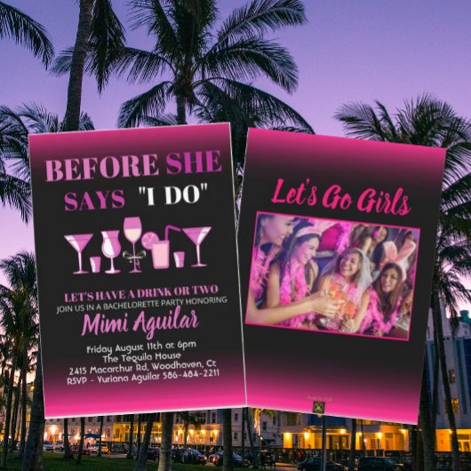 バチェロレッテ招待状 招待状