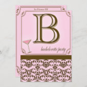 バチェロレッテ招待状 招待状 (正面/裏面)