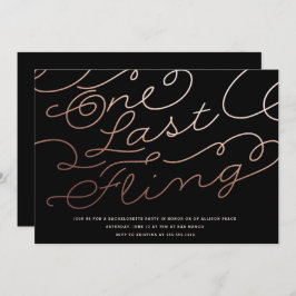 バチェロレッテ招待状//最後の1回 招待状