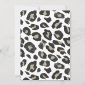 バチェロレッテ招待状// LEOPARD PRINT 招待状 (裏面)