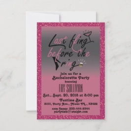 バチェロレッテ招待 招待状