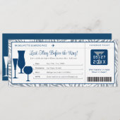 バチェロレッテ搭乗券 招待状 (正面/裏面)