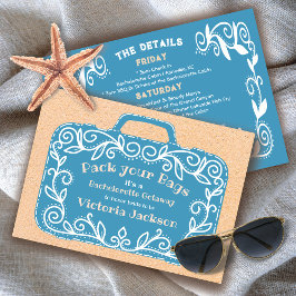 バチェロレッテ旅程ガールズラゲッジウィークエンド 招待状