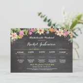 バチェロレッテ旅程ブライダルシャワーチョーク招待状 招待状 (スタンド正面)