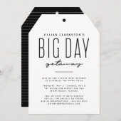 バチェロレッテ旅行白黒招待 (正面/裏面)