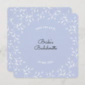 バチェロレッテ日付カードの保存 セーブザデート (正面/裏面)