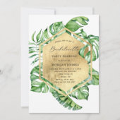 バチェロレッテ熱帯葉招待状 (正面)