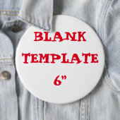 バチェロレッテ空白のテンプレート6インチボタン 缶バッジ (インサイチュ)