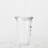 バチェロレッテ結婚花嫁の紫 アクリルタンブラー (右)