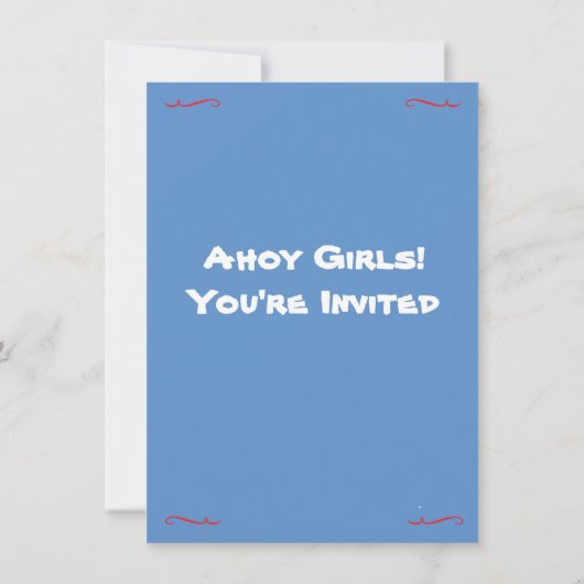バチェロレッテ航海のウィークエンドゲートウェイ招待状 招待状 (裏面)