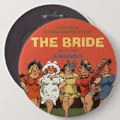 バチェロレッテ花嫁 缶バッジ (正面&裏面)