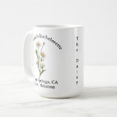 バチェロレッテ誕生月花4月デイジー コーヒーマグカップ (正面左)