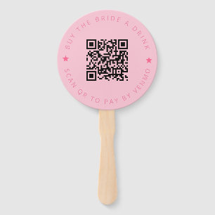 バチェロレッテ買AドリンクPink QRコード ハンドファン