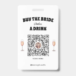 バチェロレッテ買AドリンクQRコードバッジ バッジ