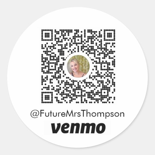 バチェロレッテ買A Drink Venmo Sticker ラウンドシール (正面)