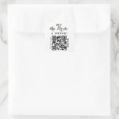 バチェロレッテ買Bride a drink QR code スクエアシール (バッグ)