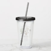 バチェロレッテ週末のパーティーの好意パーソナライズされた アクリルタンブラー (裏面)