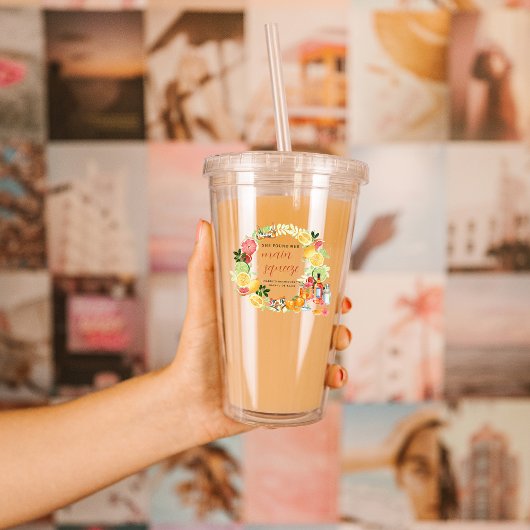 バチェロレッテ週末のパーティーの好意パーソナライズされた アクリルタンブラー